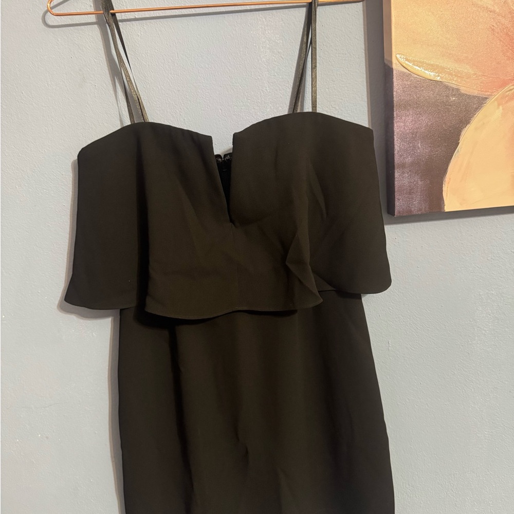 BCBG Elegant Black Strapless Dress